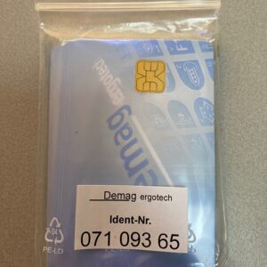 07109365 Demag Ergotech chipcard Ergocontrol level entry (set of 4 cards)
