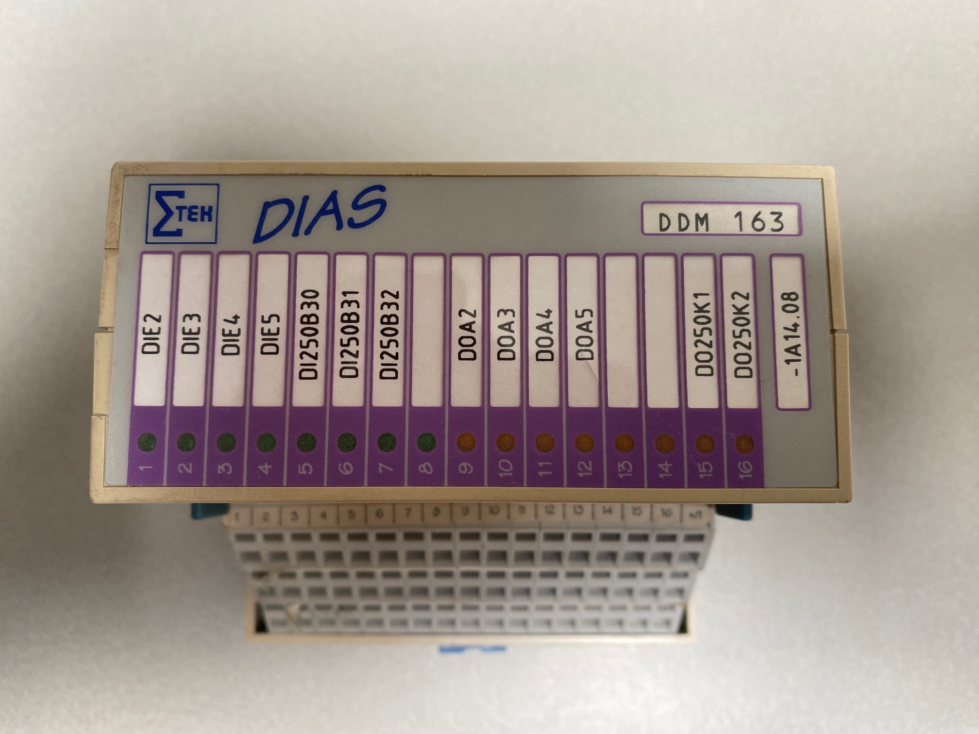 EP00000236 05-008-163 DIAS Digital in-/ output module DDM163 incl. DKL013 groundmodule