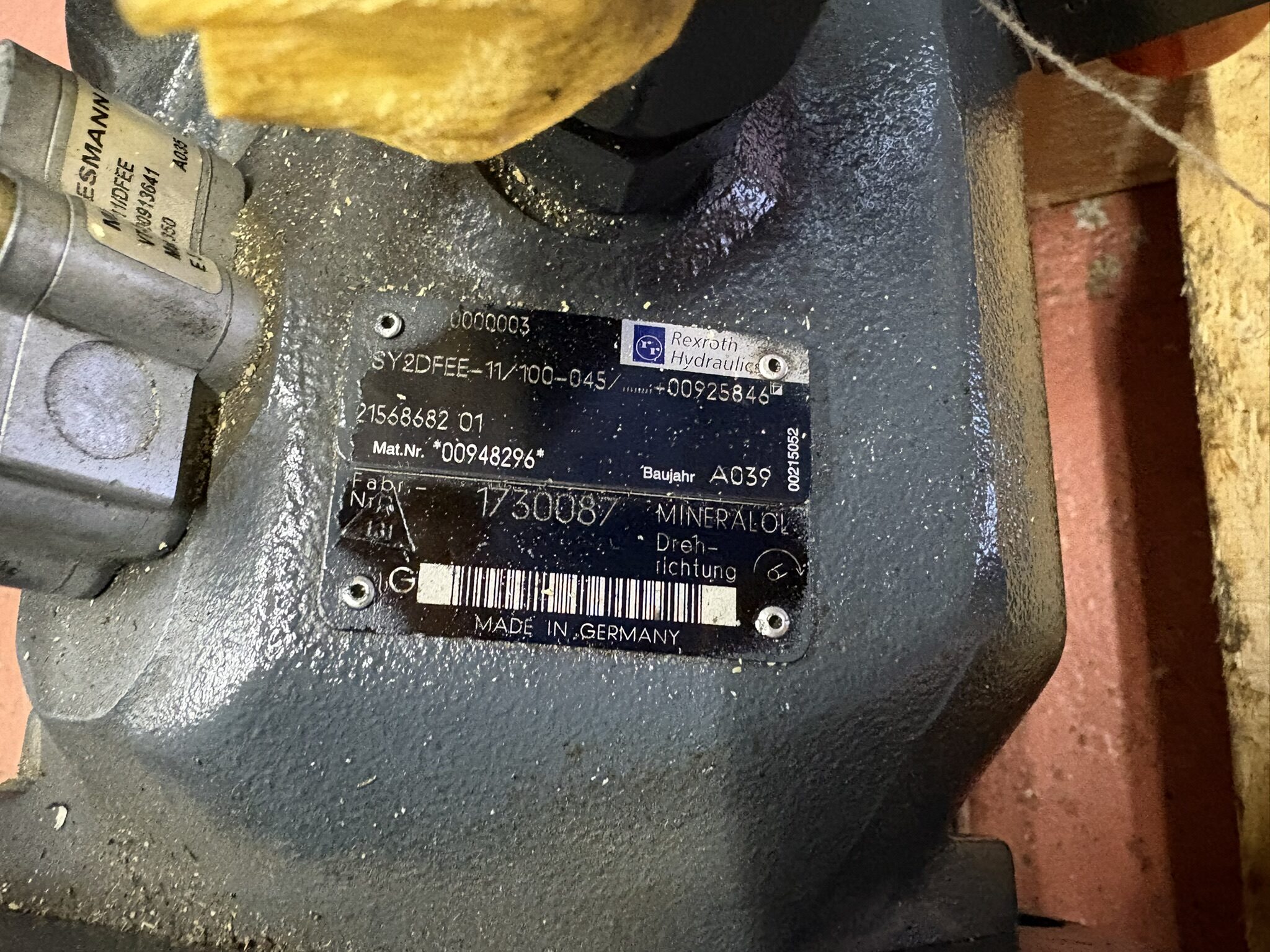 10888265 R900948296 Rexroth SYS2DFEE-11/100-045 / 00948269+00925846 pompencombinatie - Afbeelding 6