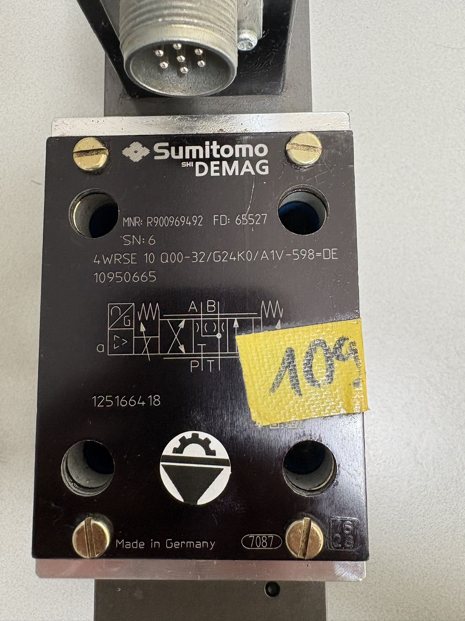 10950665 R900969492 Rexroth 4WRSE 10Q00-32/G14K0/A1V-598-DE proportionaal ventiel - Afbeelding 2