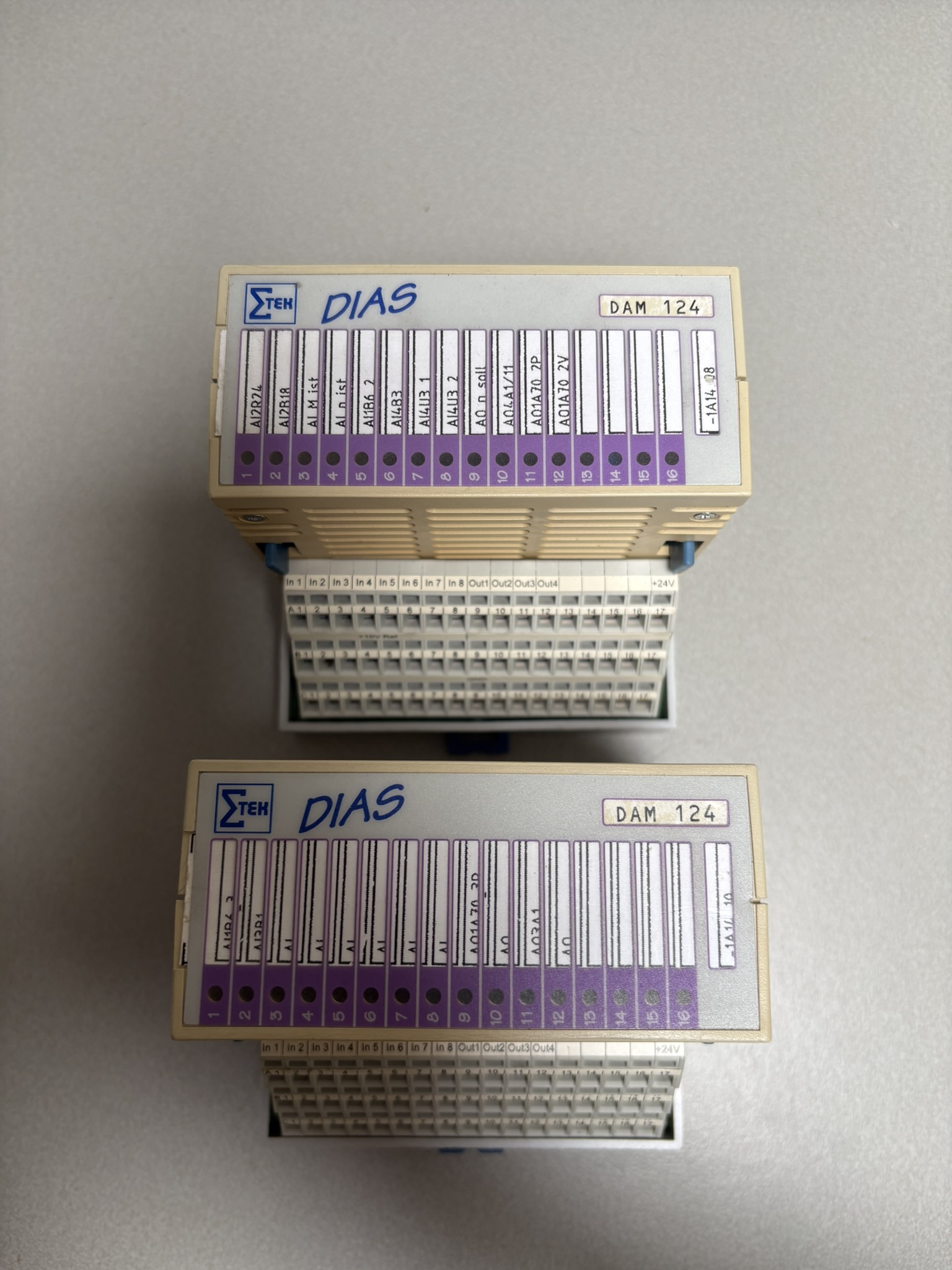 07024865 Sigmatek 05-017-124-D DAM 124 DIAS Analog mixing module incl. DKL 023 groundplate