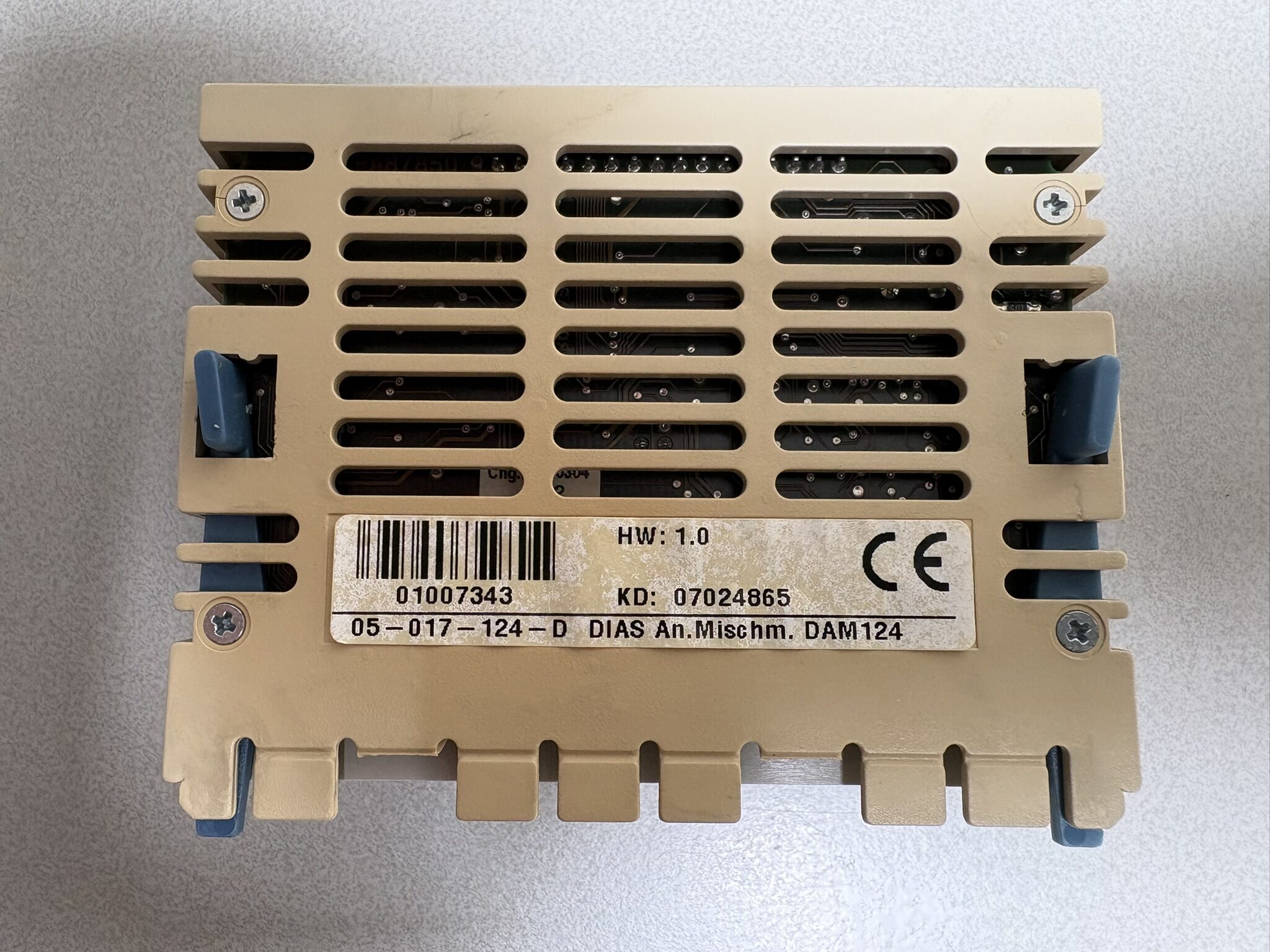 07024865 Sigmatek 05-017-124-D DAM 124 DIAS Analog mixing module incl. DKL 023 groundplate - Image 4