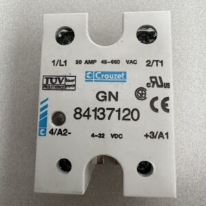 07193665 Crouzet GN 84137120 solid state relay 50A 48-660VAC 4-32VDC